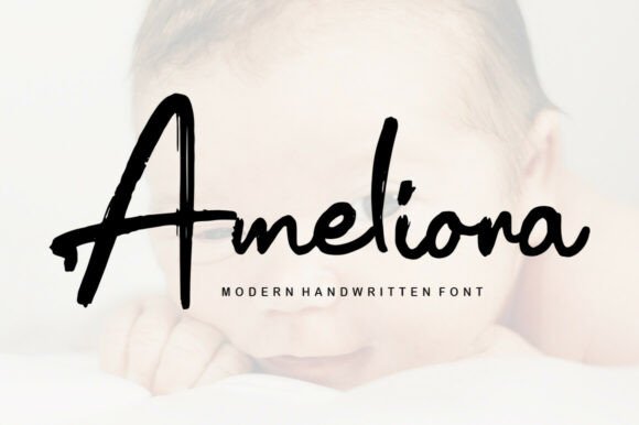 Ameliora: A Sweet and Friendly Handwritten Font for Branding