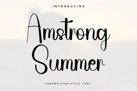 Amstrong Summer: A Beautiful Script Font for Digital Design