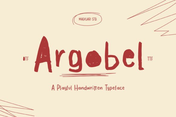 Argobel: A Handwritten Font for Creative Crafters