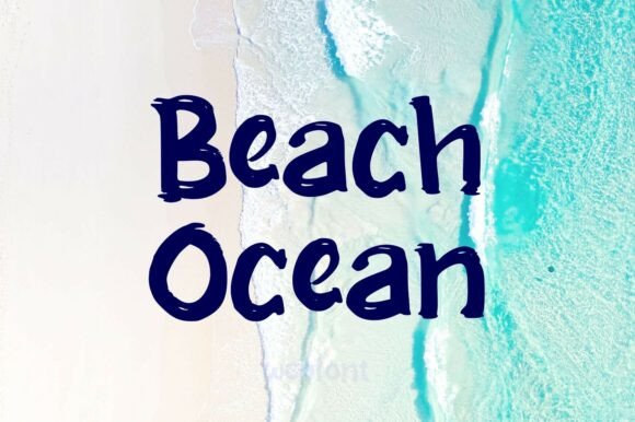 Beach Ocean: A Script Font for Coastal Branding