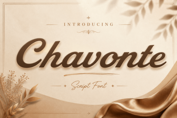 Chavonte: A Script Font That Elevates Branding
