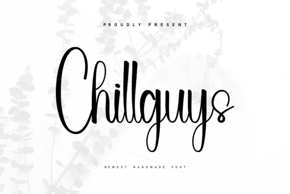 Chillguys: A Handwritten Font for Editorial Calm