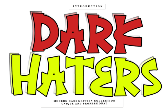 Dark Haters: A Timeless Script Font for Branding and Creativity