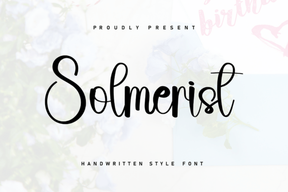 Discover Solmerist: A Handwritten Font for Modern Web Design