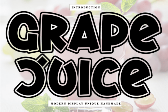 Grape Juice: A Script Font for Campaign Creativity