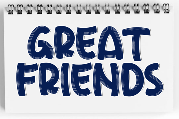 Great Friends: A Script Font for Editorial Elegance