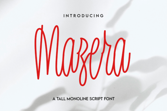 Mazera: A Script Font That Elevates Digital Branding