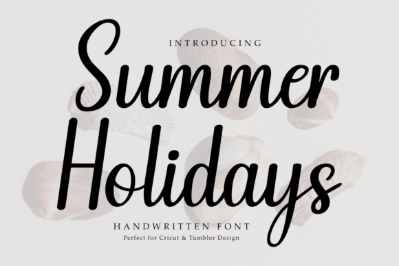 Signature Holidays: A Handwritten Font for Editorial Design
