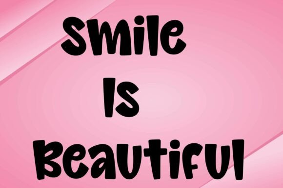 Smile is Beautiful Font for Handmade Creators