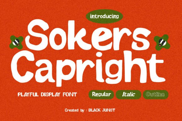 Sokers Capright: A Playful Font for Bold Branding