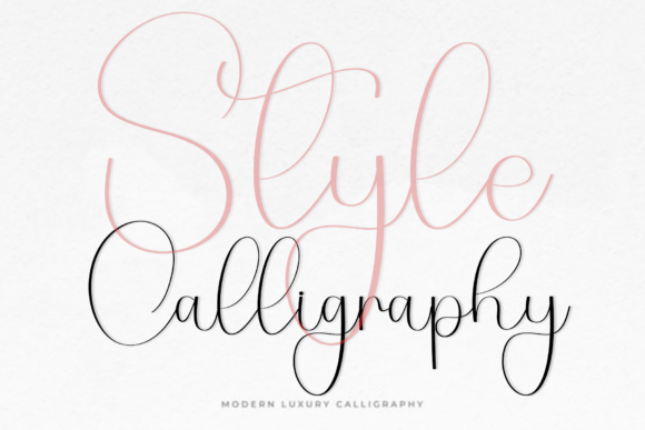 Style Calligraphy: A Font That Elevates Your Brand