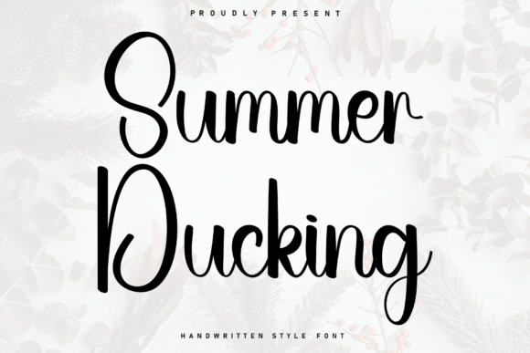 Summer Ducking: A Font That Adds Warmth to Your Campaigns