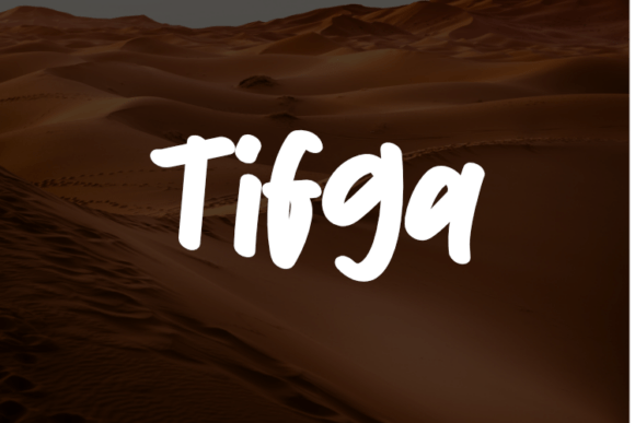 Tifga: A Font for Thoughtful Design